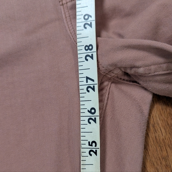 🌸 White House Black Market Skinny Ankle Jeans 🌸 High-Rise Mauve Blush Size 14 - Picture 4 of 13